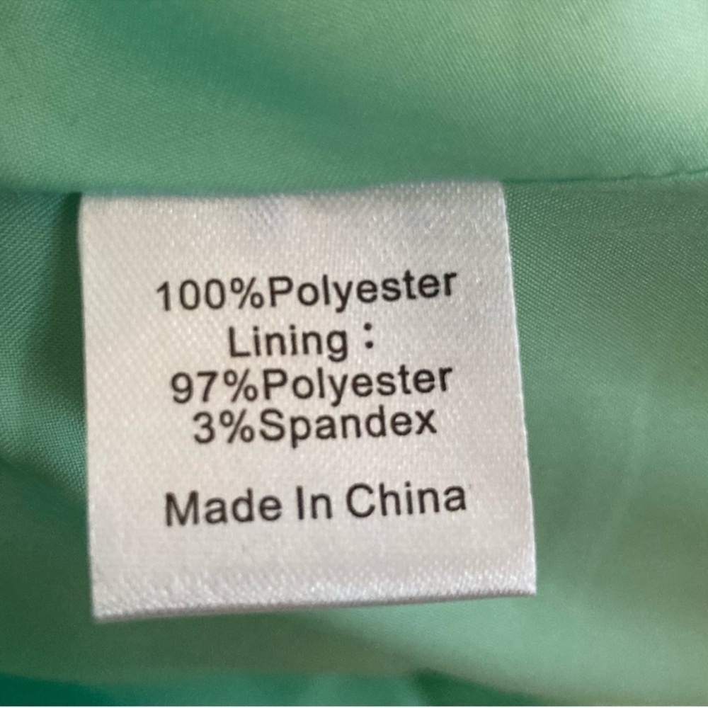 Tuckernuck Meg Mini Skirt S Mint Green Faux Leather A-Line NWT Preppy - Picture 9 of 10